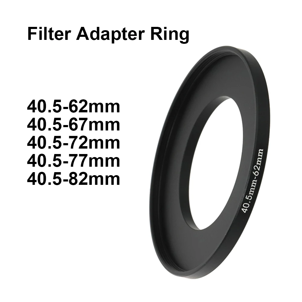 Filter Adapter Ring Step Up Ring Metal Universal 43-67mm 43-72mm 43-77mm 43-82mm For UV ND CPL etc.
