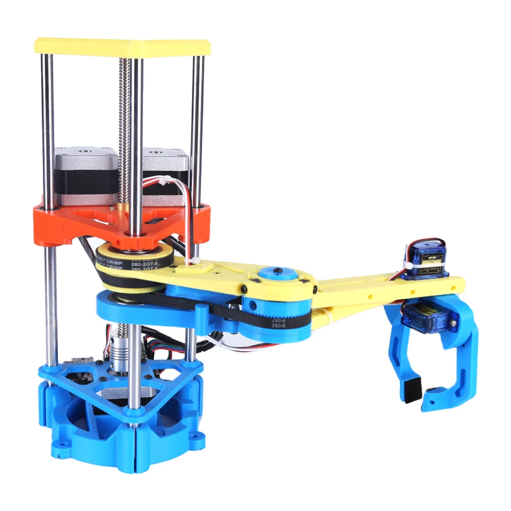 Imagem -05 - Multi Eixo Scara Robot Arm 3d Printing Manipulator Modelo para Uno Zero Robot Kit Faça Você Mesmo com Stepper Motor Garra Pyhton Programável