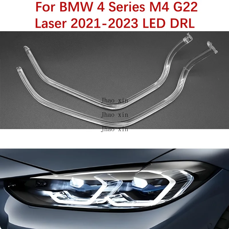

Suitable For BMW 4 Series M4 G22 LED 21-2023 Car Headlights DRL with Laser Guide Strips DRL Angel Eye White Light Ballast Module