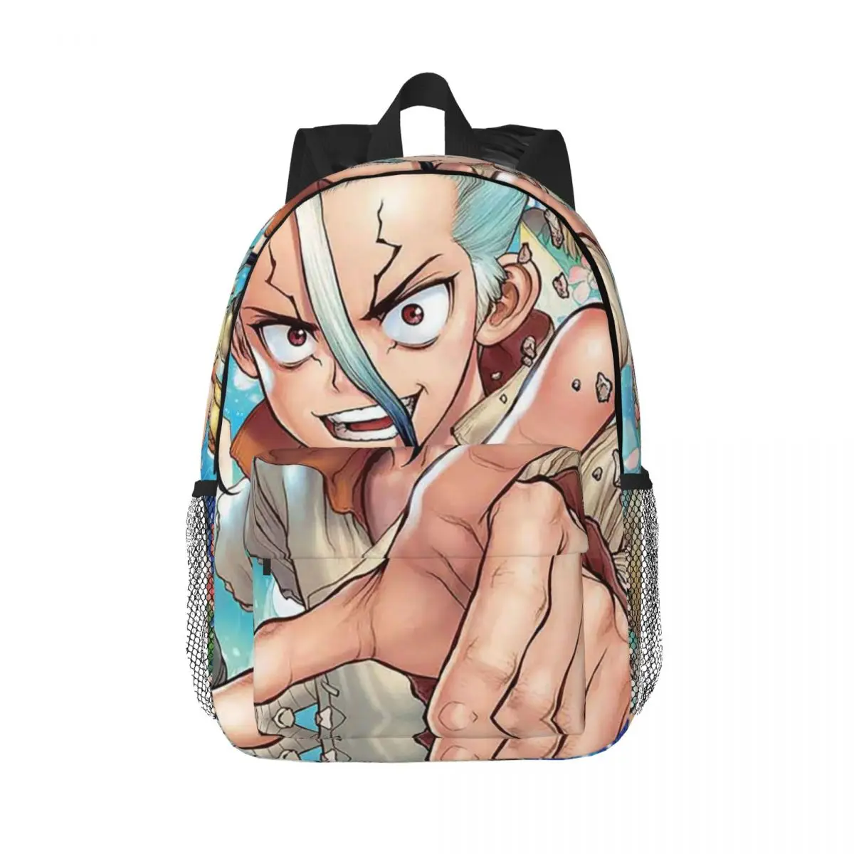 

Senku Ishigami Dr Stone Apan Anime Backpack Hot Sale Daypack Boys Girls BookBag Shoulder Bags for Men Women Kids School Bag