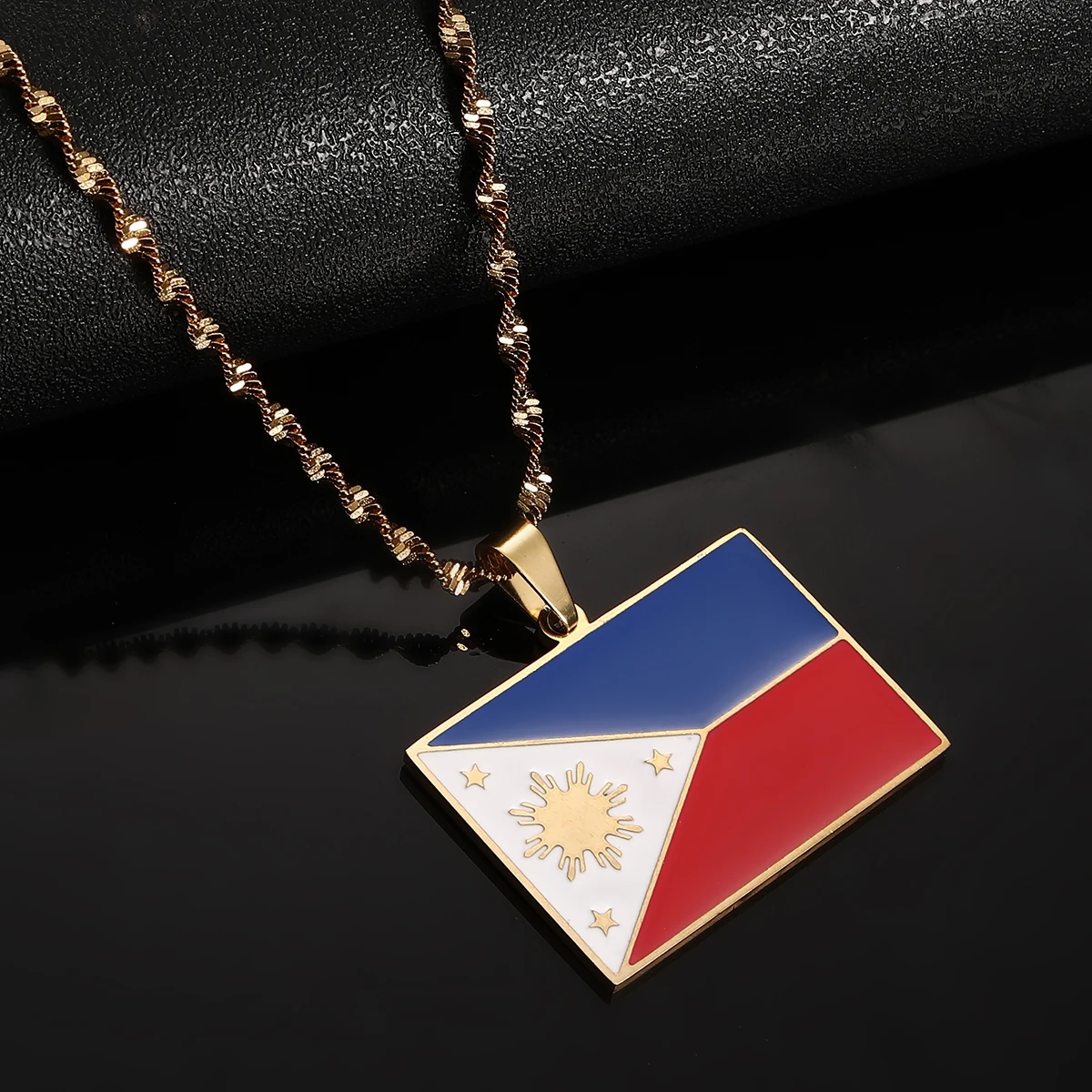 Philippines Map Pendant Necklace for Women Jewelry