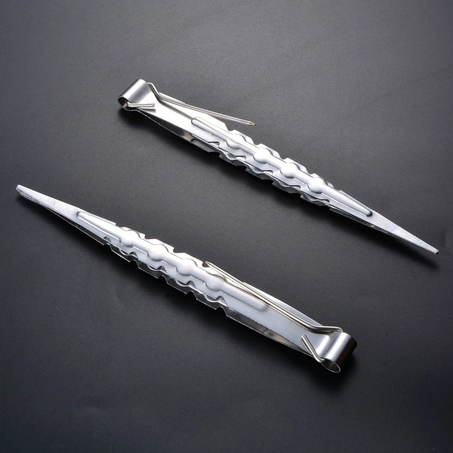 22cm Metal Hookah Charcoal Tongs With Foil Punch Nail Long Locking Tweezers Shisha Narguile Chicha Water Pipe Smoking Accessorie