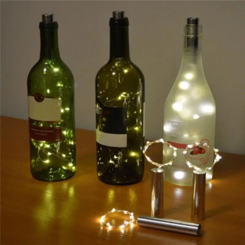 

Fairy Lights For Wine Bottles Cork String Lights For Bottles Cork Shape Battery Operated Led Stopper Light For Jar Wedding Bar