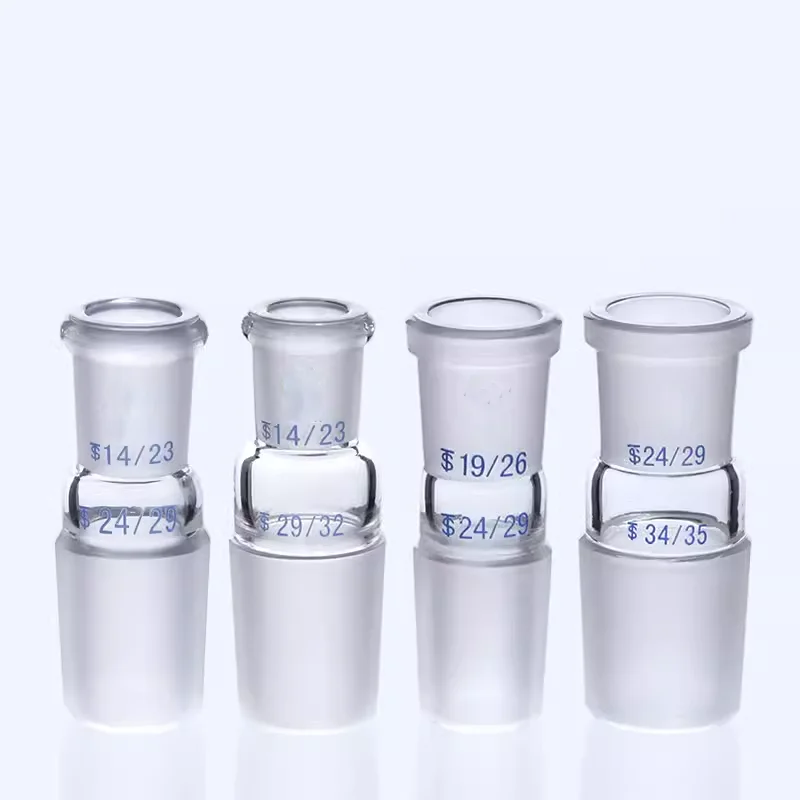 

1pcs lab frosted mouth flask Adapter 14/19/24/29/34# Female to Male Adjustable joints Evaporator Condenser tube adapter
