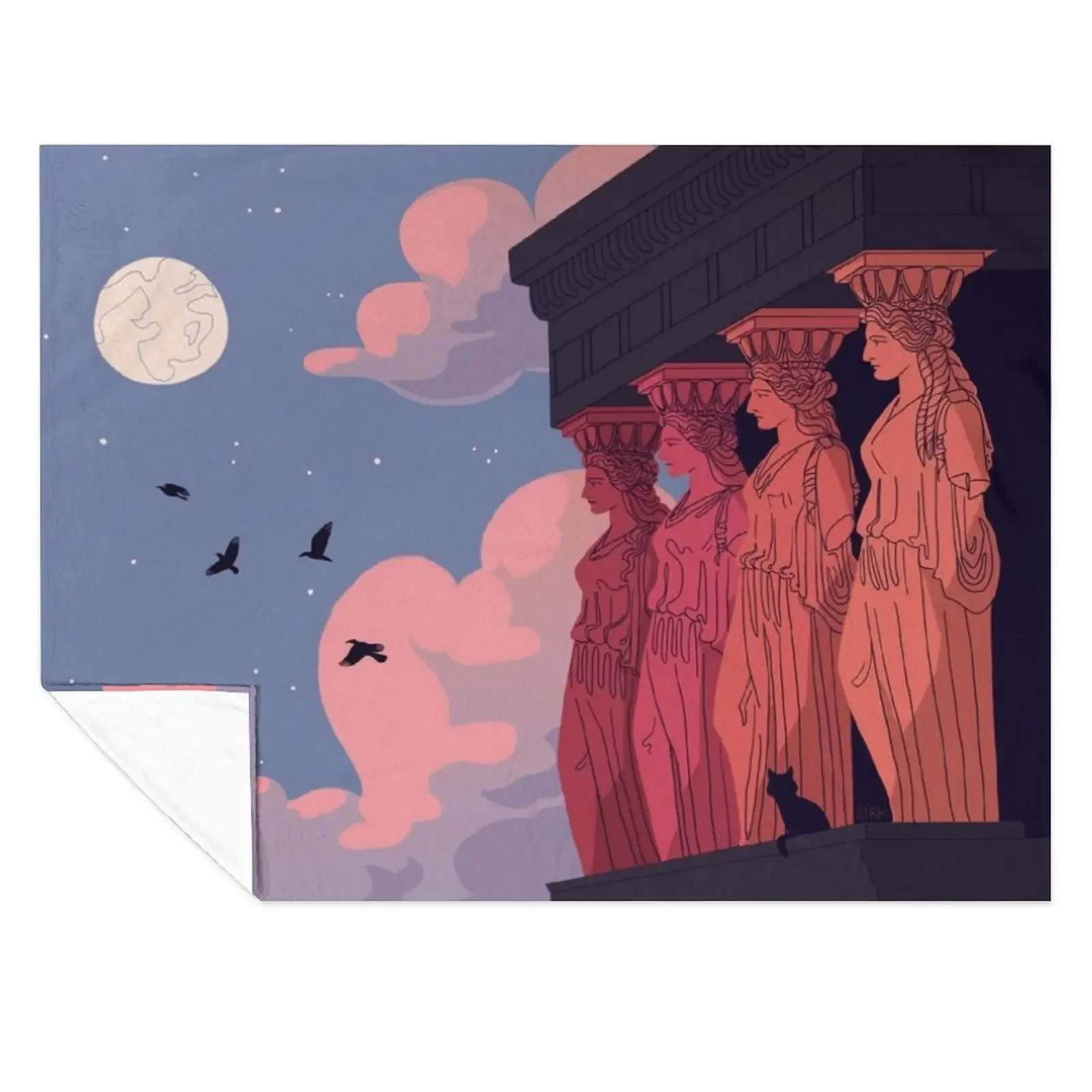 

Caryatids at Dusk Throw Blanket for babies Warm Flannels Thin Blankets