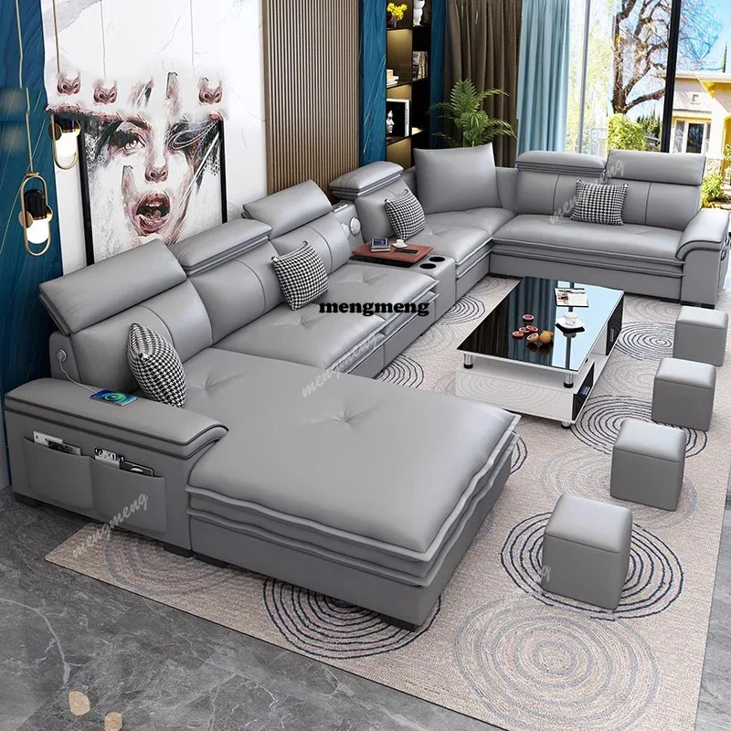 

New arrive Designer Relaxing Living Room Sofas Lazy Couch Leather Nordic Floor Sofas Recliner Corner Tables Tumbonas Playa Home