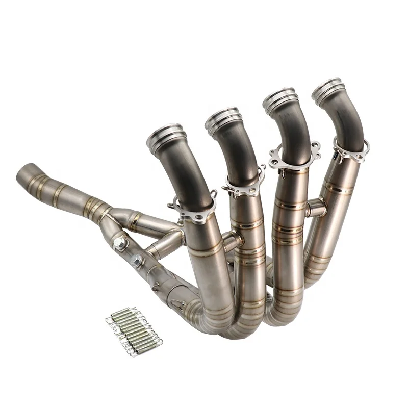 Motorcycle Exhaust System S1000RR 2020 Titanium Alloy 60mm Exhaust Pipe Front Section Full Exhaust Systems