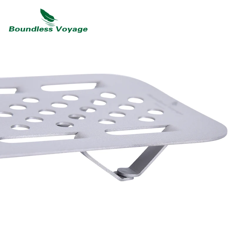 Boundless Voyage Titanium Mini Steaming Rack Suitable for Japanese Square Lunch Box Lightweight Portable Bracket Small Pot Stand