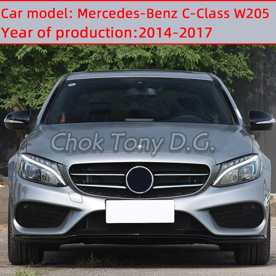 Car Exterior Fuel Filler Flap For Mercedes Benz C-Class C200 C260 C300 W205 2015-2021 Filler Tank Cover With Color 2057570106