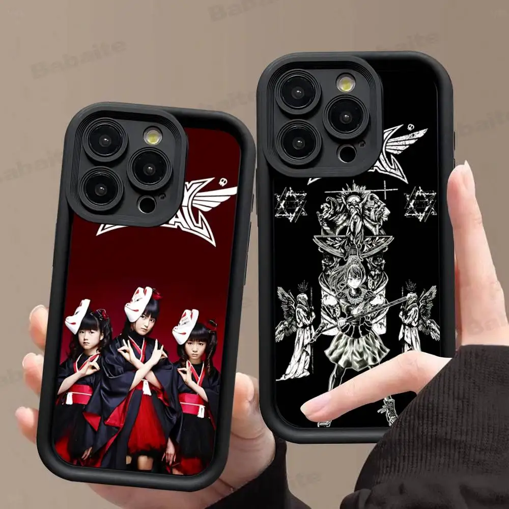 

Pop Band B-Babymetal Music TPU Phone Cover For Iphone 17 16 15 14 13 12 11 Pro Max Plus Case Cover