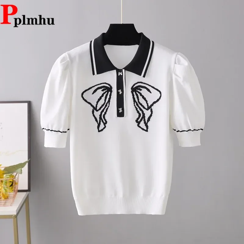 Korean Polo Neck Kn… - image