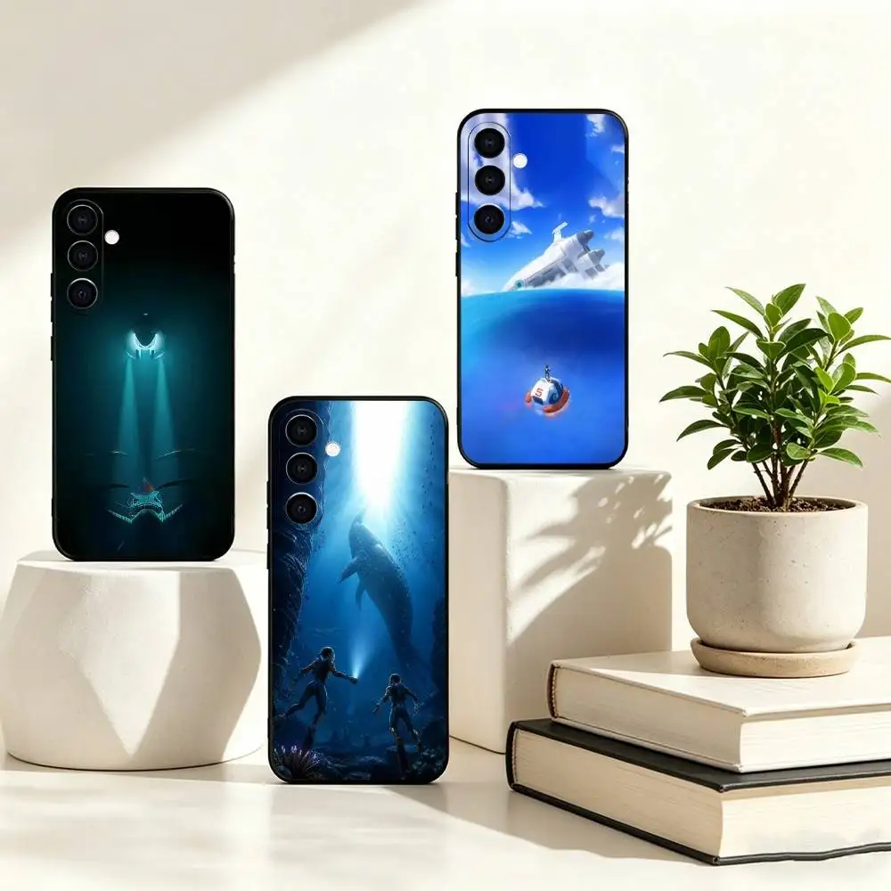 C-Classic game S-Subnautica Phone Case For Samsung Galaxy A73,A72,A71,A70,A53,A52,A51,Others Soft Black Cover