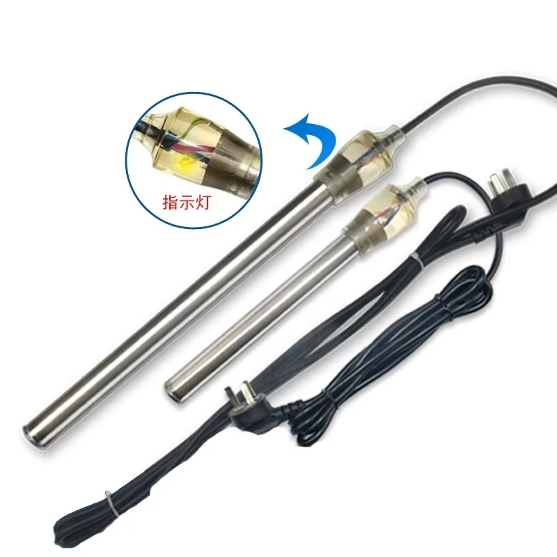 1Kw 220v Water Immersion Aquarium Titanium Submersible Water Heater for Large Fish Pond Fast Delivery