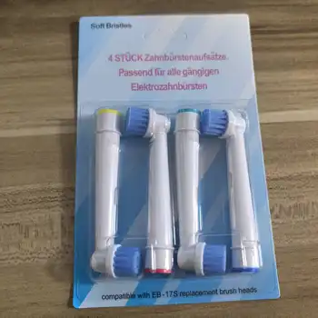 Velkoobchodní sada 4/16/20/80 ks elektrických zubních kartáčků pro Oral-B Sensitive náhradní hlavice kartáčku D25 D30 D32 D18 4739 3709 10 nejlepší prodej Hlavice zubního kartáčku Oral-B - №9