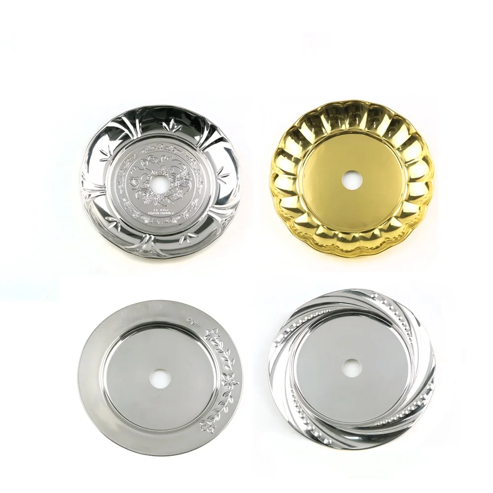 Hookah Ashtray Shisha Coal Tray Chicha Plate Nargile Smoking Accessories Stainless Steel