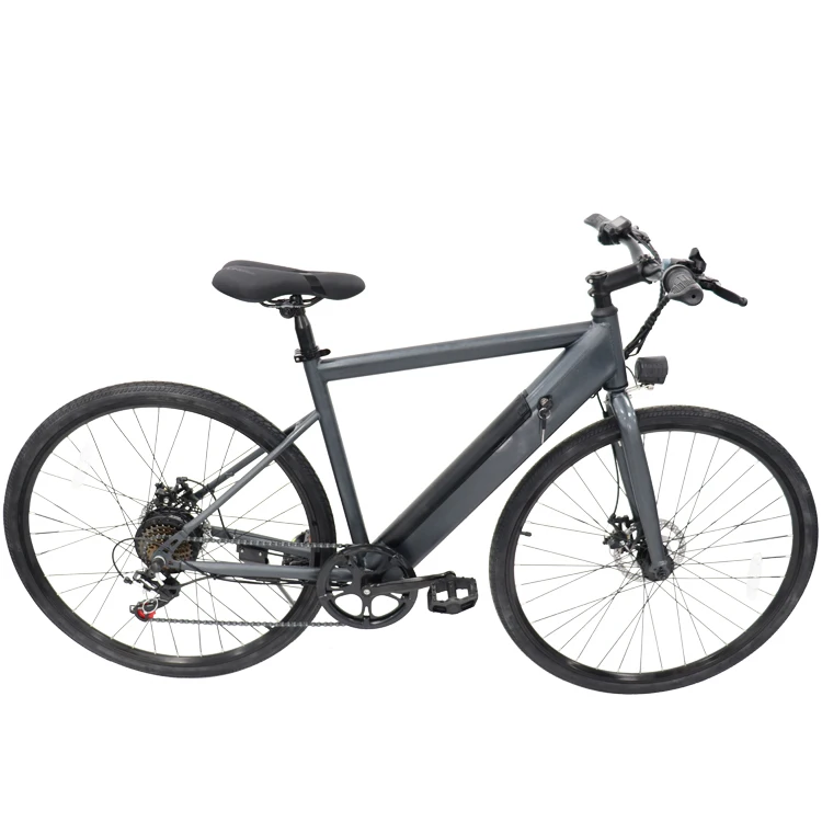 

700C 36v 250w 8Ah 32kmh Hybrid Electric Road Bike for Sale New E City 7 Speed Gears Lithium Battery Sensor Smart Type