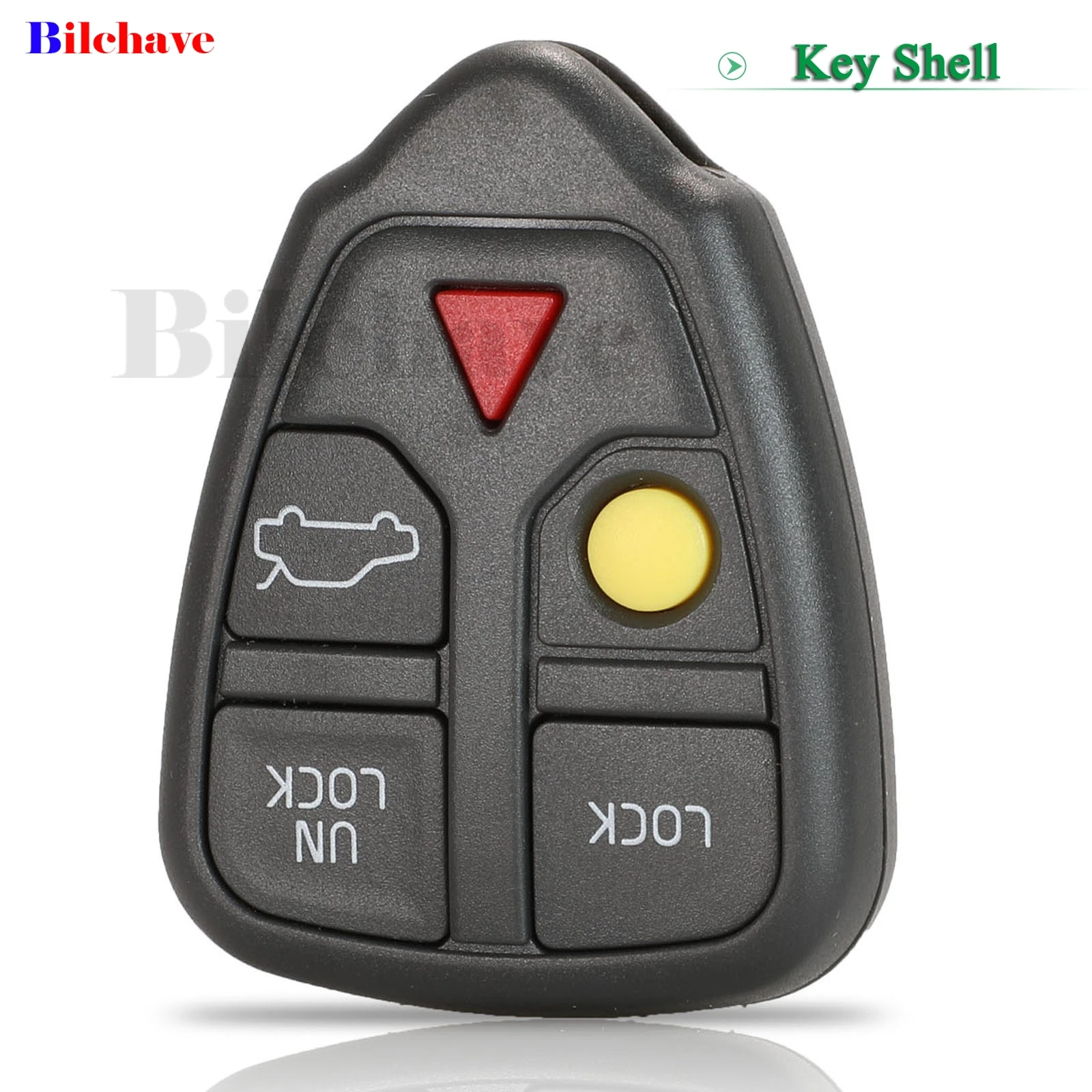 

jingyuqin 10pcs For Volvo XC70 XC90 V50 V70 S40 V40 V90 C70 S60 S80 S70 Fob 5 Buttons Remote Car Key Shell Case Repacement