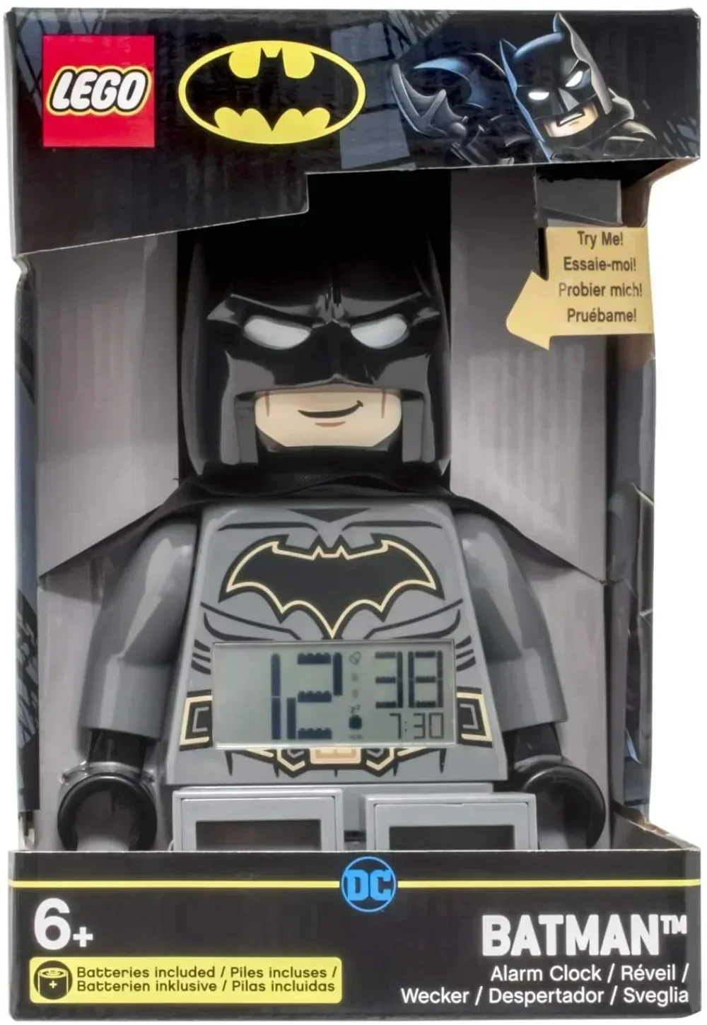 LEGO Star Wars Darth Vader The Flash Red Kai Cole Zane Robin Lloyd Batman Alarm Clock for Children\'s Kids Birthday Xmas Gift