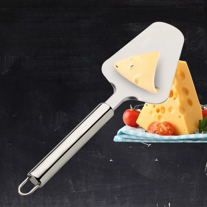 Stainless Steel Cheese Slicer Food Grade Portable Cheese Slicer Multi Functional Pizza Splitting Spatula Kitchen Accessories