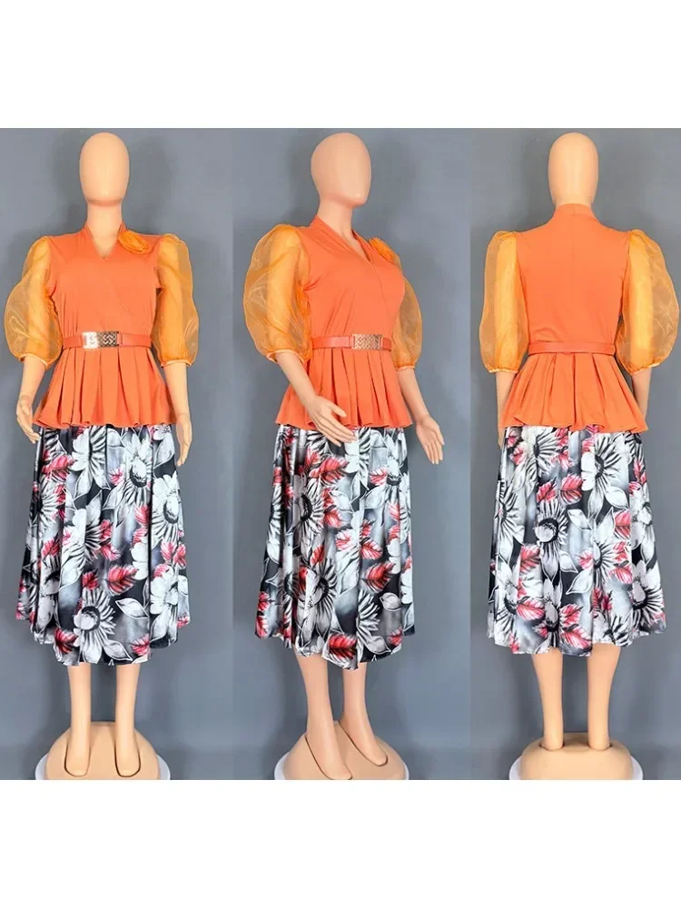 حجم كبير فساتين الحفلات الأفريقية للنساء 2025 موضة جديدة Dashiki أنقرة الزفاف ثوب مسائي أنيق تركيا مسلم ميدي فستان