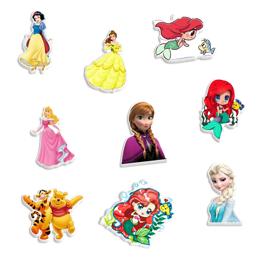 Disney Princess żywic różne role kaboszony Scrapbooking dziewczęce planarna żywica amulety Diy Makeup