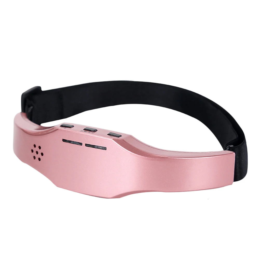 

Head Sleep Instrument Pink Wireless Charging Physiotherapy Tool Relieve Headache Fatigue Insomnia Electric Pulse Stress Relief