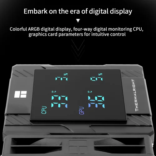 Imagen 2 del producto Thermalright Peerless Assassin 120 ARGB Digital negro CPU enfriador de aire compatible con LGA1851/1700/115X/1200/AMD AM4/AM5