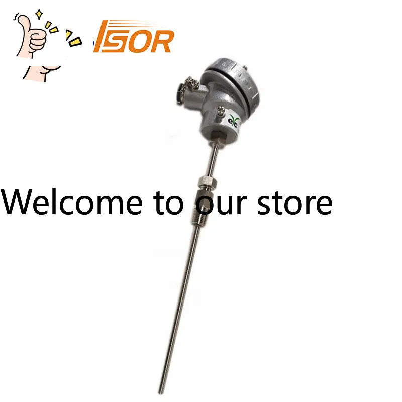 EYC Temperature Sensor Class A, Pipe Diameter 5MM, Pipe Length 200MM, Movable Thread 1/4 316 0-500 Degrees