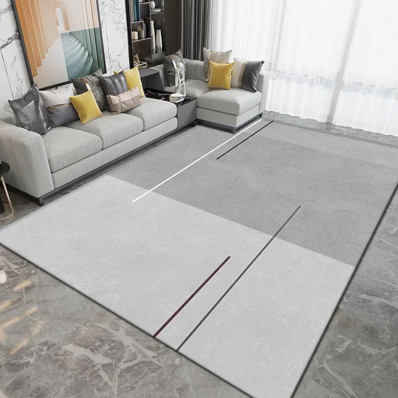 سجادة أرضية منزلية حديثة وبسيطة لغرفة المعيشة