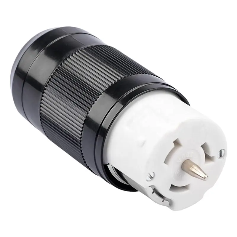 HLZS-3X Generator Connector 50 Amp NEMA SS2-50R, 4-Pin Straight Blade Connector, 3 Pole 4 Wire Grounding 125V/250V
