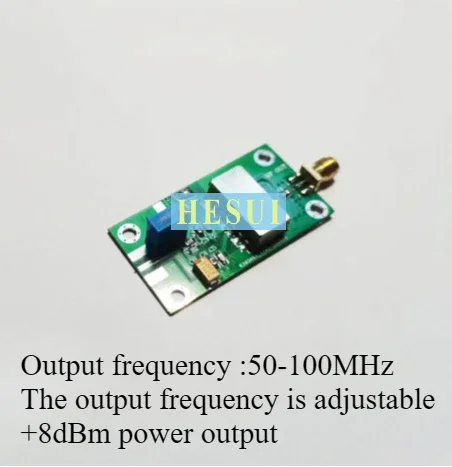 8dBm VT=0-15V 50MHz - 100MHz Programmable LF MF signal source module Point frequency sweep frequency signal generator VCO module