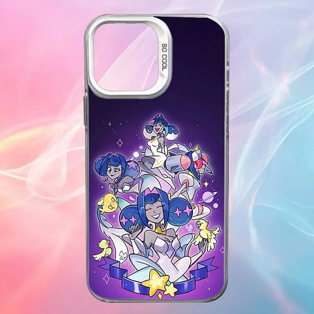 حافظة هاتف K-Knights Of Guinevere لهاتف iPhone 17,16,15,14,13,12,X,8,Pro,Max,Plus,SE4,Air, Mini White IMD HD Matte