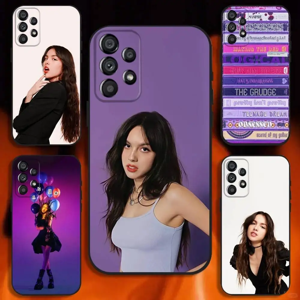 

O-Olivia R-Rodrigo Singer Phone Case For Samsung Galaxy A20,A21s,A22,A31,A32,A52,A53,A72,73,A80 Soft Black Cover
