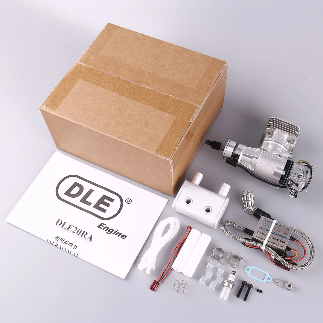 DLE Original nouveau moteur DLE 20CC DLE20RA pour modèle RC deux temps monocylindre échappement arrière Air naturel