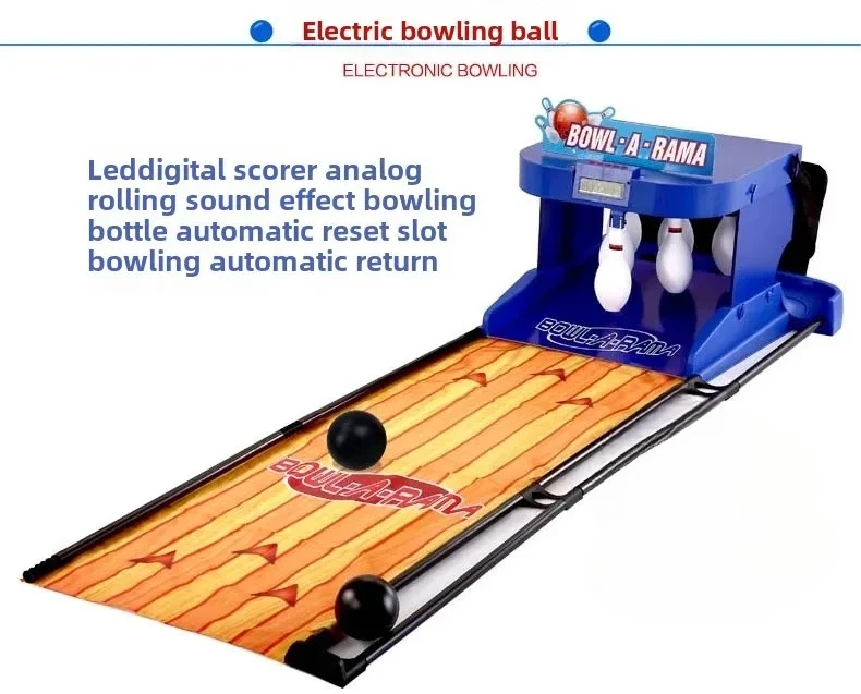 Large Electric Bowling Children Boys and Girls Indoor Outdoor Parent-Child Interactive Business Event Birthday Gift