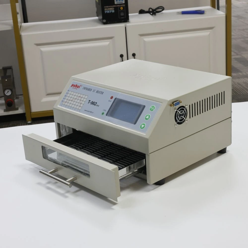 Soldadura Occus T-962 T962 horno de reflujo calentador IC infrarrojo máquina de soldadura 800W 180x235mm T962 para retrabajo BGA SMD SMT