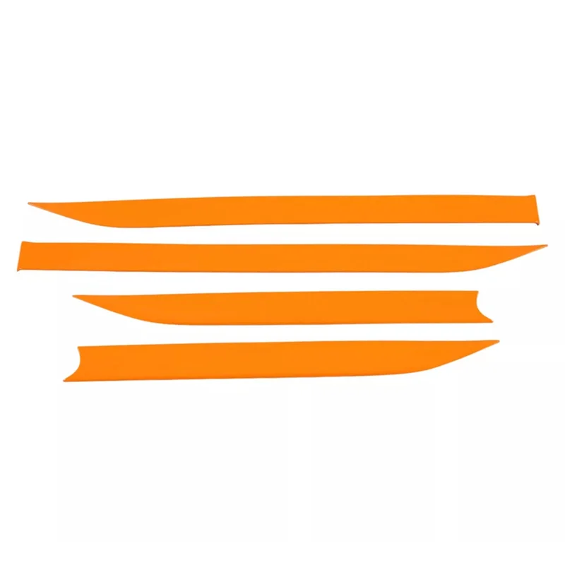 

For Ford Ranger 2023 2024 Car Inner Door Panel Strip Trim Cover Interior Accessories Orange-ABQF