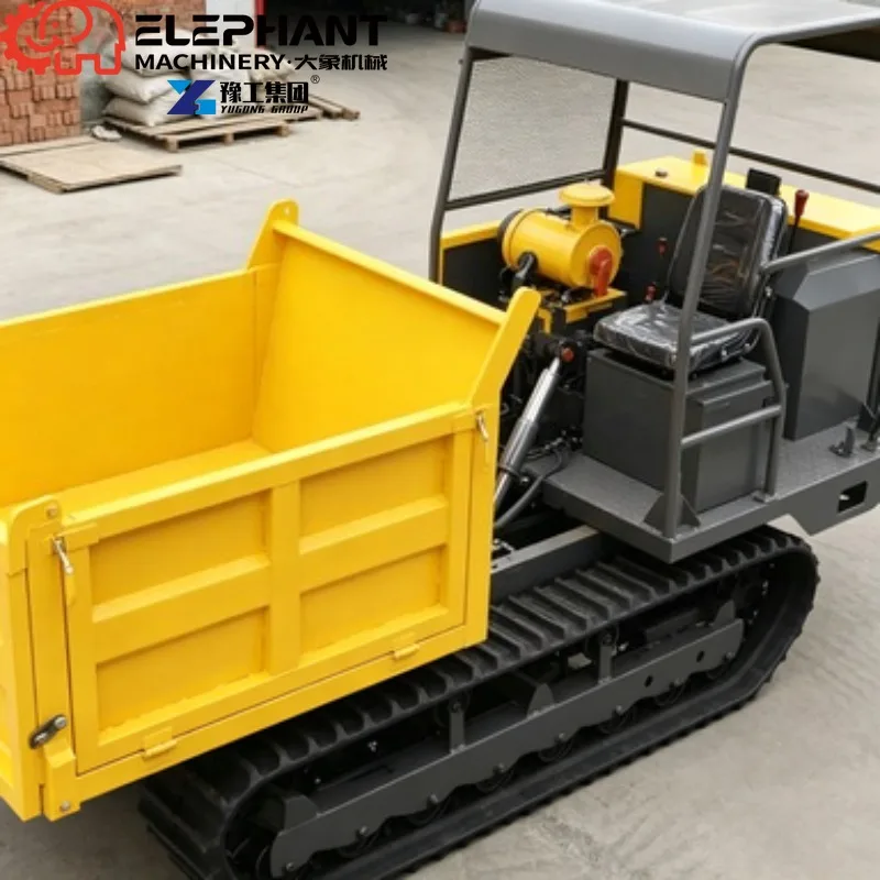 Best Selling Mini Track Dumper MIni Dump Truck Diesel Electric Crawler Mini Dumper view 4