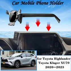 Car Mobile Phone Holder For Toyota Highlander Kluger XU70 8