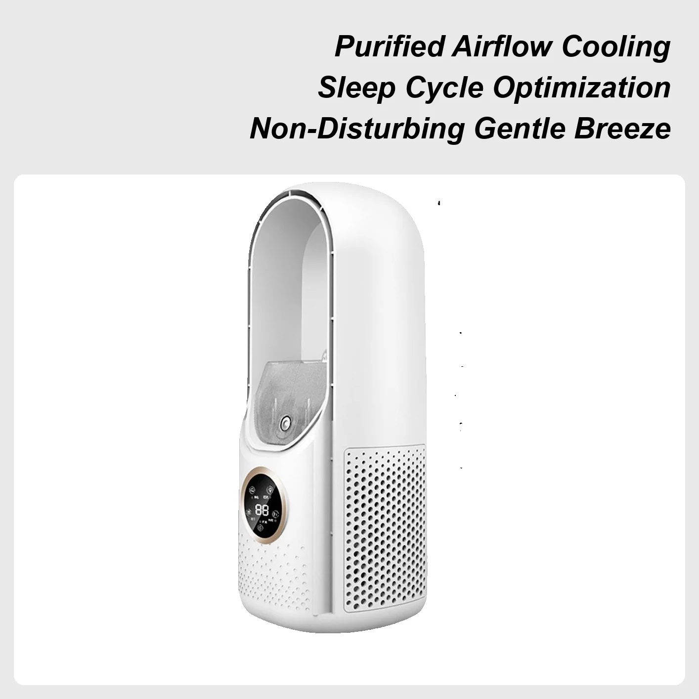 Portable Fan With Mist Small Water Cooling Mist Fan 6-Speed Summer Hot Weather Mister With 6-Hour Auto-Off Timer For Offices