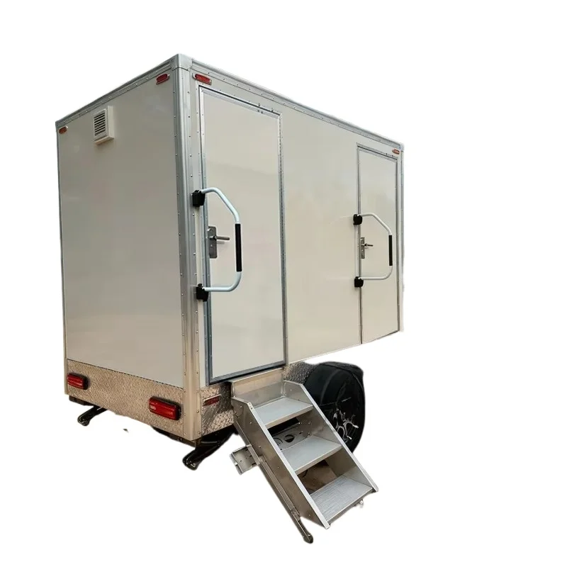 Luxury portable mobile toilet shower room practical multi person hygiene bathroom outdoor