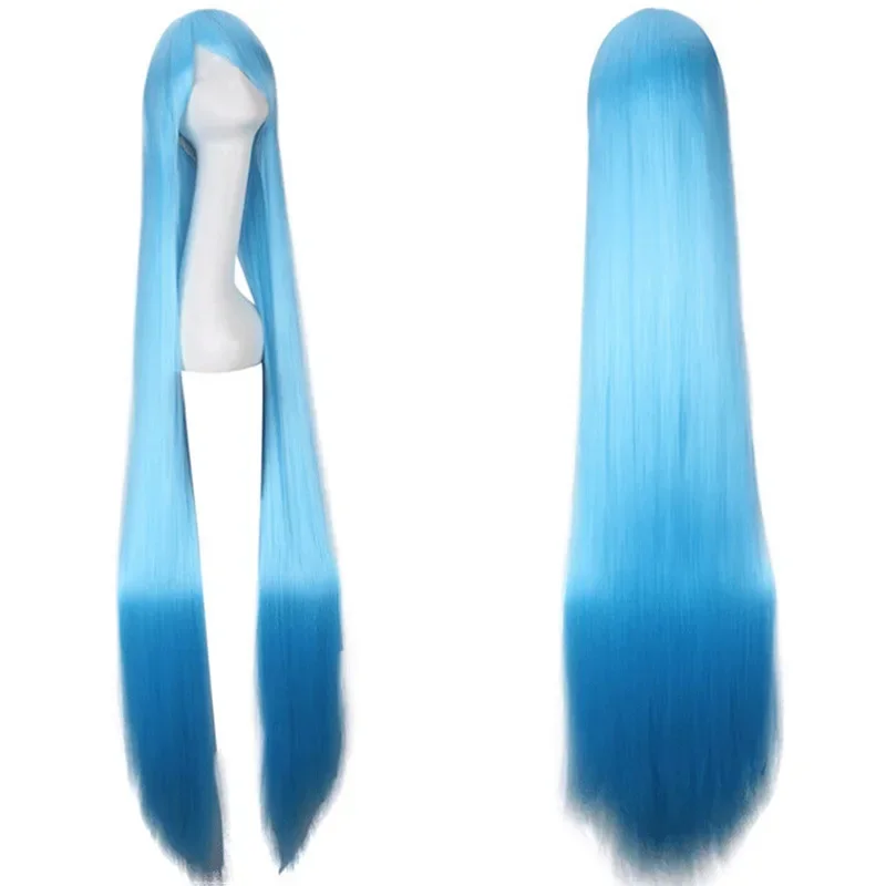Universal Long Straight Heat Resistant Synthetic Hair Wig Women Cartoon Cosplay Wig Anime Costume Party Wigs Anime