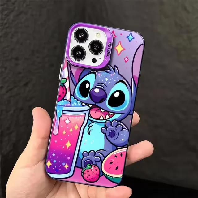 Stitch Naughty Lovely Phone Case For iPhone 16 15 14 13 12 11 Pro Max 7 8 Plus XR XS Max Mini Y2K Anti Fall Kawaii Cover Cartoon - náhled 5
