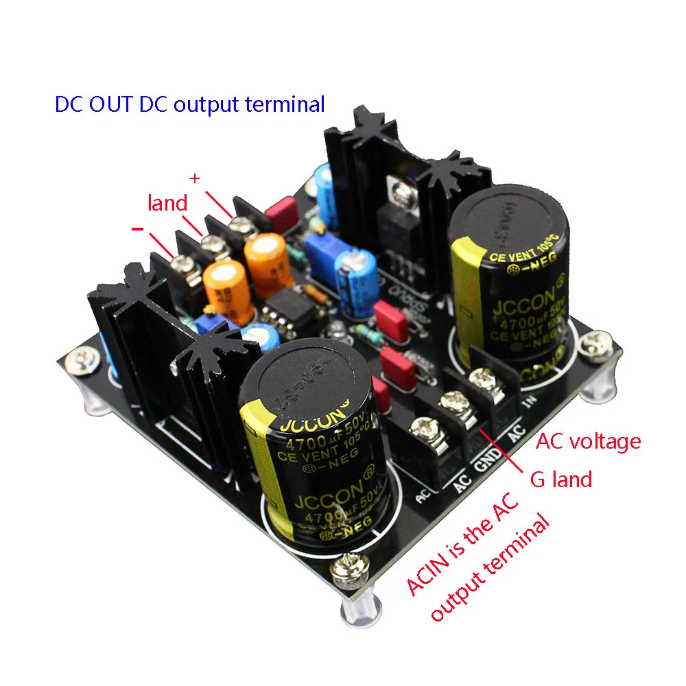 AC-DC LM317 LM337 LF353 Servo Adjustable Rectifier Filter Dual Power Supply Module Voltage Regulator