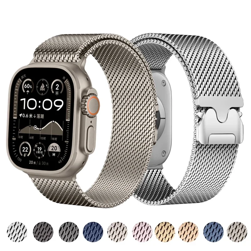 Official-website Strap For Apple watch Ultra2 49mm 46mm 42mm 41mm 45mm 44mm 40mm bracelet Series 10 9 8 7 6 5 4 SE iWatch Band