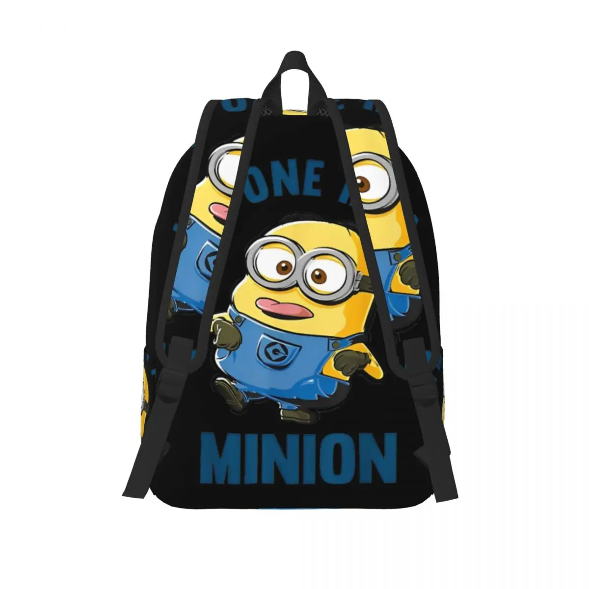 Mochila de moda M-Minionsed con bolsillo para estudiantes, senderismo, viaje, mochila para hombres y mujeres, bolso de hombro universitario