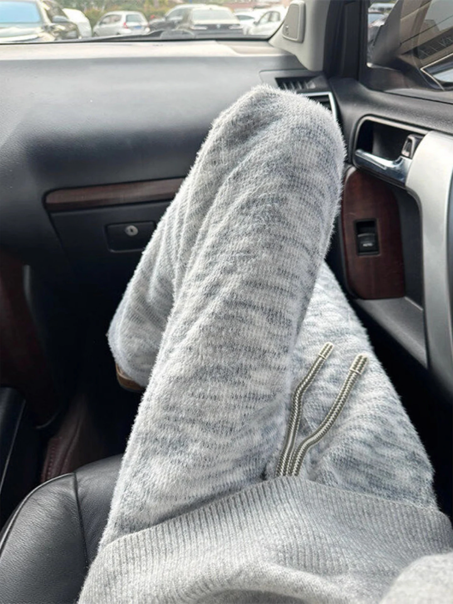 

Cleanfit American Sle Tie Dye Knitted Sweatpants Men Women Autumn Winter Fce Lined Warm Small Fraance Straight Casual ...