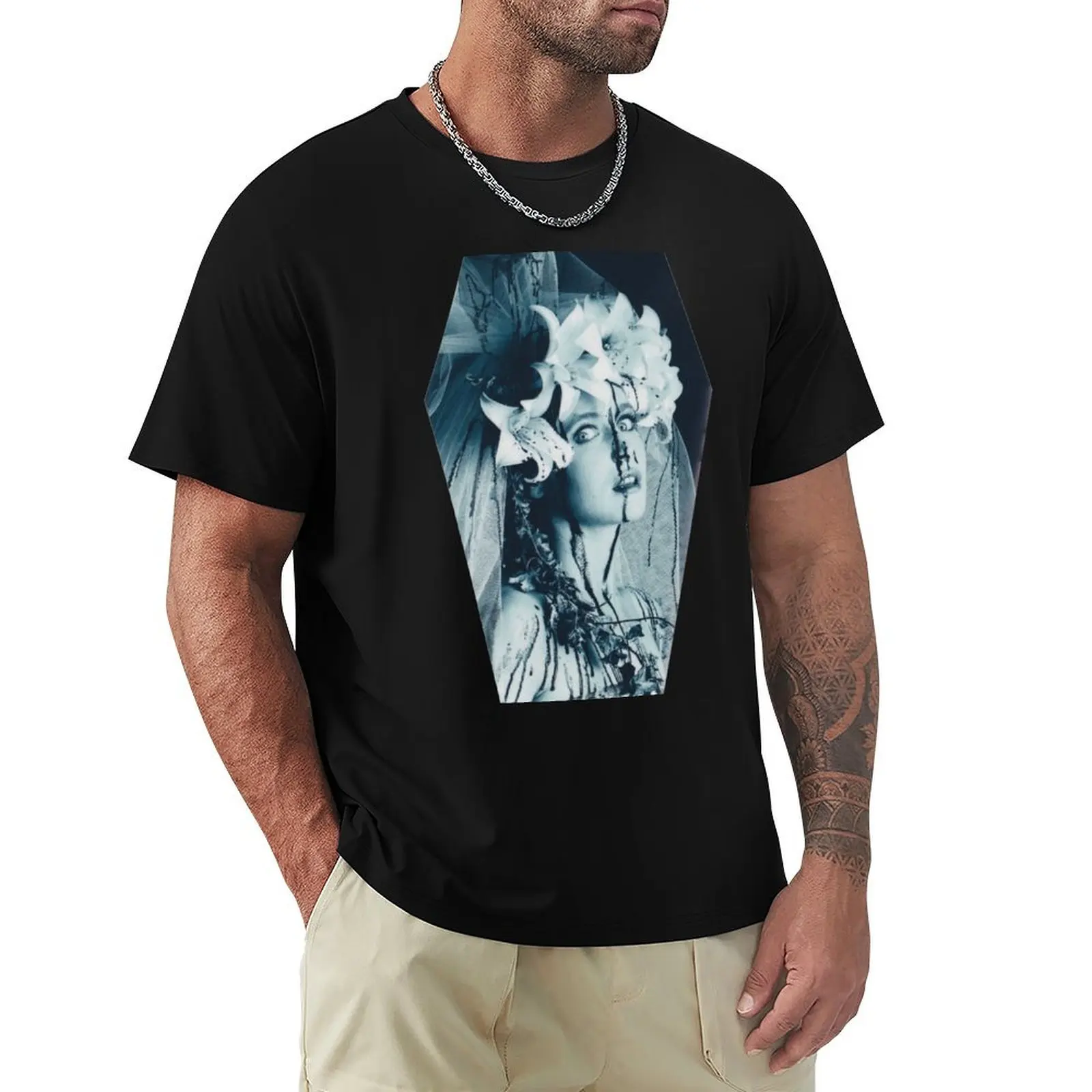 Cradle of Filth coffin Bathory T-Shirt Casual Loose Fit Summer Tee Shirt