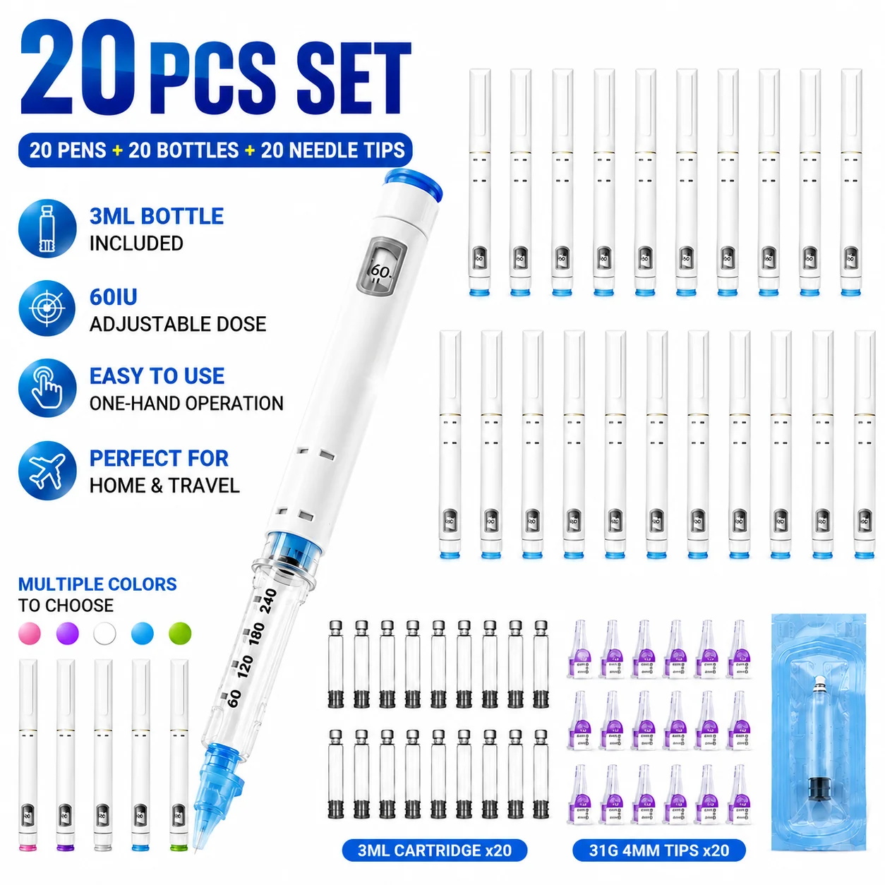 juego-de-20-unidades-de-plumas-de-inyeccion-desechables-de-60-ui-y-3-ml-con-dosis-ajustable-autoinyector-con-botellas-y-puntas-de-aguja-de-4-mm-para-uso-domestico-y-de-viaje