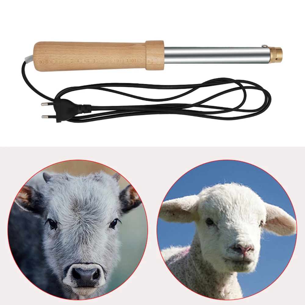 Remove Cattle Horn Air-gun Type Machine Fast Electric Heating Copper Head Bloodless Remove Calf Lamb Horn Removing Tool 1PCS